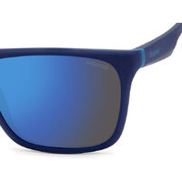 Polaroid PLD 2141/S VGL 5X 57 Matte Blue Azure / Blue Mirror Polarised Lenses