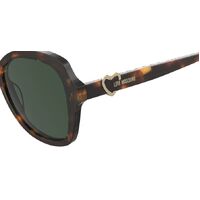 Moschino Love MOL059/S 05L QT 55 Havana / Green Lenses