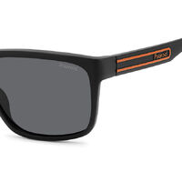 Polaroid PLD 2149/S 8LZ M9 57 Black Orange / Grey Polarised Lenses