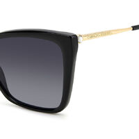 Carolina Herrera HER 0180/S 2M2 9O 57 Black Gold / Dark Grey Gradient Lenses