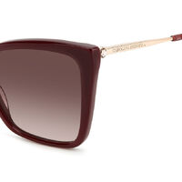 Carolina Herrera HER 0180/S 6K3 HA 57 Burgundy Gold / Brown Gradient Lenses