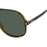 Polaroid PLD 6217/S 086 UC 57 Havana / Green Polarised Lenses