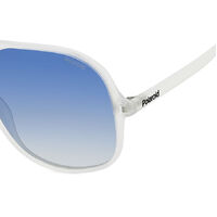 Polaroid PLD 6217/S 2M4 Z7 57 Matte Crystal / Blue Gradient Polarised Lenses