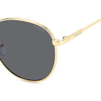 Polaroid PLD 6215/S/X 2F7 M9 56 Gold Grey / Grey Polarised Lenses