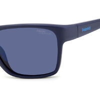 Polaroid Sport PLD 7052/S FLL 7I 56 Matte Blue / Blue Polarised Lenses