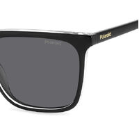 Polaroid PLD 4163/S 7C5 M9 55 Black Crystal / Grey Polarised Lenses