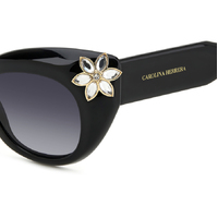 Carolina Herrera HER 0215/S 807 9O 50 Black / Dark Grey Gradient Lenses