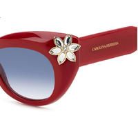 Carolina Herrera HER 0215/S C9A 08 50 Red / Dark Blue Gradient Lenses