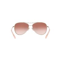 Coach HC7079 90056F-58 Light Gold / Rose Gold Gradient Flash Lenses