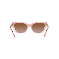 Coach HC8370F 574313-56 Milky Pink & Transparent Pink / Brown Gradient Lenses