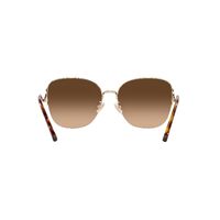 Coach HC7152 900574-60 Shiny Light Gold / Brown Gradient Lenses