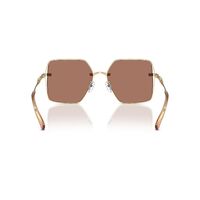 Michael Kors Sanya MK1157D 101403-58 Shiny Light Gold / Light Brown Lenses