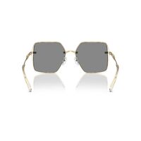 Michael Kors Sanya MK1157D 10143F-58 Shiny Light Gold / Grey Lenses