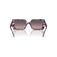 Coach CW224 HC8409U 584346-53 Amethyst Pearl Tortoise / Smoke Purple Gradient Lenses