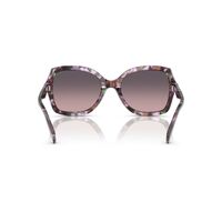 Coach CW225 HC8410U 584346-56 Amethyst Pearl Tortoise / Smoke Purple Gradient Lenses