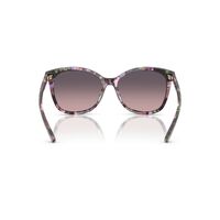 Coach L1101 HC8271U 584346-57 Amethyst Pearl Tortoise / Smoke Purple Gradient Lenses