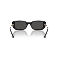 Michael Kors Capella MK2228D 300587-57 Black / Dark Grey Solid Lenses