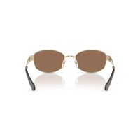 Michael Kors Monte Carlo MK1161 101473-56 Light Gold / Brown Solid Lenses