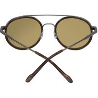 Serengeti Geary SS526002 Shiny Gunmetal & Brown Buffalo / 555nm Blue Polarised Photochromic Lenses