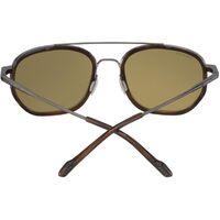 Serengeti Boron SS525002 Brown Buffalo w Shiny Gunmetal / 555nm Blue Polarised Photochromic Lenses