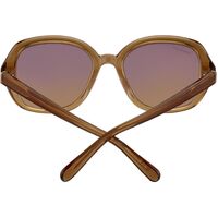 Serengeti Hayworth SS538002 Shiny Crystal Sand Beige / Drivers Gold Polarised Photochromic Lenses