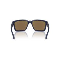 Arnette Plot Twist AN4346 275922-57 Matte Dark Blue Top w Shiny / Dark Grey w Water Mirror Polarised Lenses