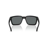 Arnette Plot Twist AN4346 290081-57 Matte Black Top w Shiny / Grey Polarised Lenses