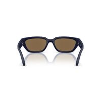 Arnette Curbside AN4350 275922-55 Matte Dark Blue / Dark Grey w Water Mirror Polarised Lenses