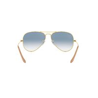 Ray-Ban RB3025 001/3F-58 Aviator Polished Gold / Light Blue Gradient Lenses