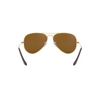 Ray-Ban RB3025 001/57-58 Aviator Polished Gold / Crystal Brown Polarised Lenses