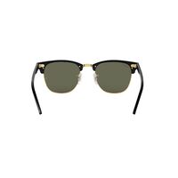 Ray-Ban RB3016 901/58-49 Clubmaster Black On Gold / Green Polarised Lenses