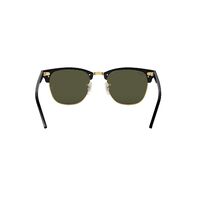 Ray-Ban RB3016 W0365-49 Clubmaster Polished Black / Green Classic G-15 Lenses