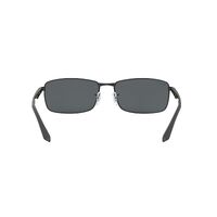 Ray-Ban RB3498 006/81-64 Black / Grey Polarised Lenses