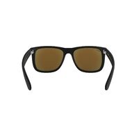 Ray-Ban RB4165F 622/55-55 Justin Black / Blue Mirror Lenses