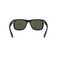 Ray-Ban RB4165F 601/71-55 Justin Black / Green Classic G-15 Lenses