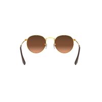 Ray-Ban RB3447 9001A5-50 Round Metal Light Bronze / Pink Brown Gradient Lenses