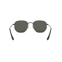 Ray-Ban RB3548N 002/58-51 Hexagonal Black / G-15 Green Polarised Lenses