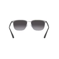 Ray-Ban RB3569 90048G-59 Black On Silver / Light Grey Gradient Dark Grey Lenses