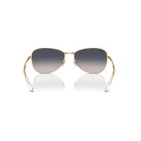 Ray-Ban RB3733 001/78-56 Gold / Blue Gradient Polarised Lenses