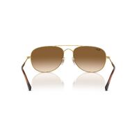 Ray-Ban RB3735 001/51-60 Bain Bridge Gold / Clear Brown Gradient Lenses