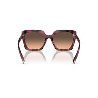 Prada PR23ZS 18N50C-54 Begonia Cognac Tortoise / Brown Gradient Grey Lenses