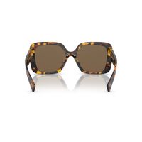 Miu Miu MU10YS VAU06B-56 Honey Havana / Dark Brown Lenses