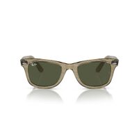 Ray-Ban RB2140 138731-50 Wayfarer Photo Striped Grey / Green Lenses