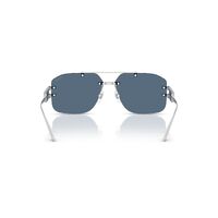 Versace VE2275 100080-60 Silver / Blue Lenses