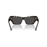 Burberry BE4441U 410687-52 Yellow Havana / Dark Grey Lenses