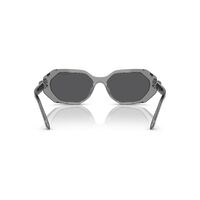 Swarovski SK6028 10626G-54 Transparent Dark Grey / Grey Black Mirror Lenses