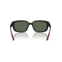 Ray-Ban RB4443M F60271-57 Scuderia Ferrari Collection Black / Dark Green Lenses