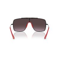 Ray-Ban RB3697M F009Y3-35 Scuderia Ferrari Collection Black / Violet Mirror Gradient Silver Lenses