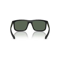 Emporio Armani EA4234U 500171-57 Matte Black / Dark Green Lenses