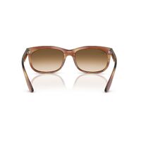 Ray-Ban RB2389 140351-57 Balorette Striped Brown / Clear Gradient Brown Lenses